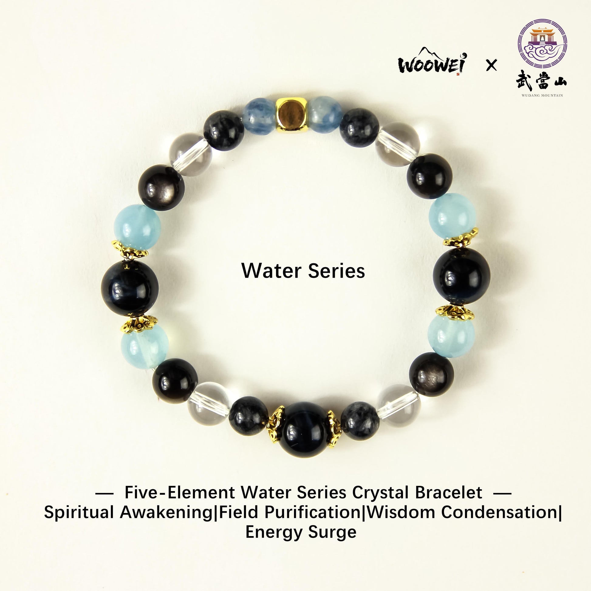 0026-Five-Element Water Series Crystal Bracelet