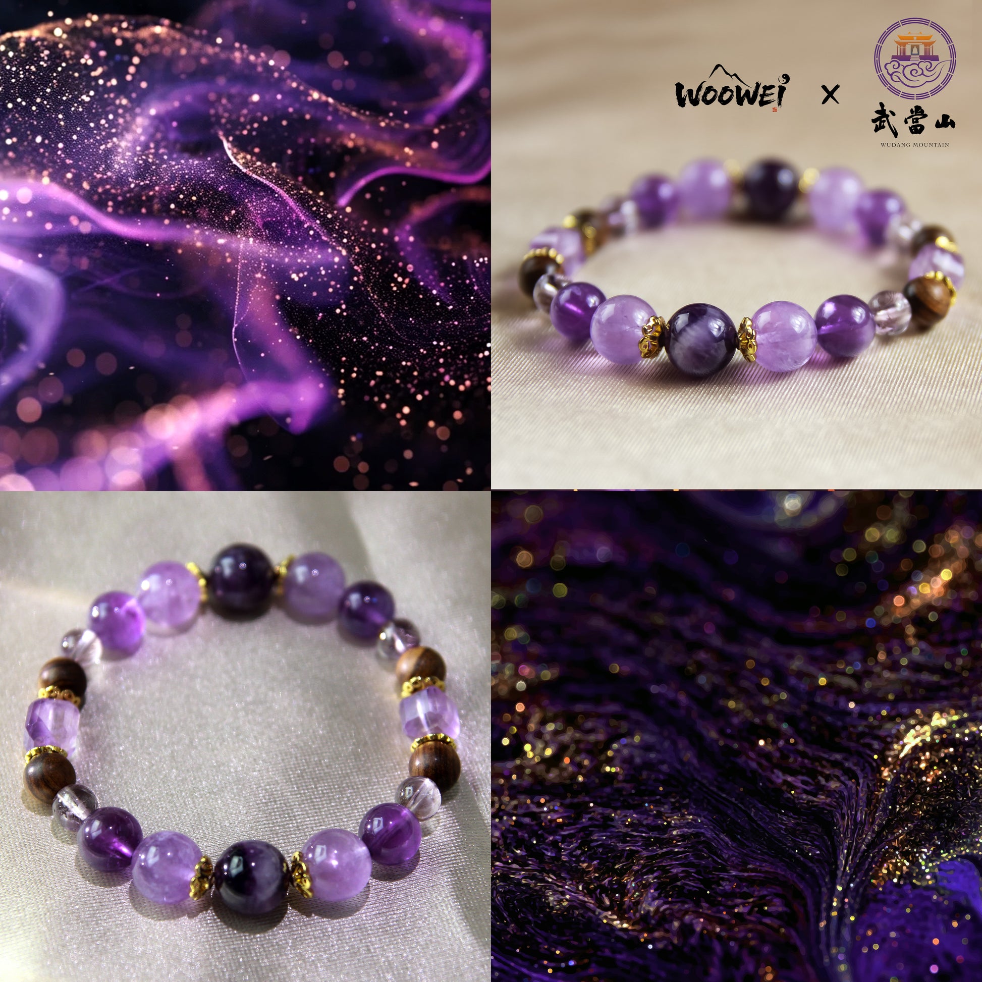 Five-Element Fire Series Crystal Bracelet