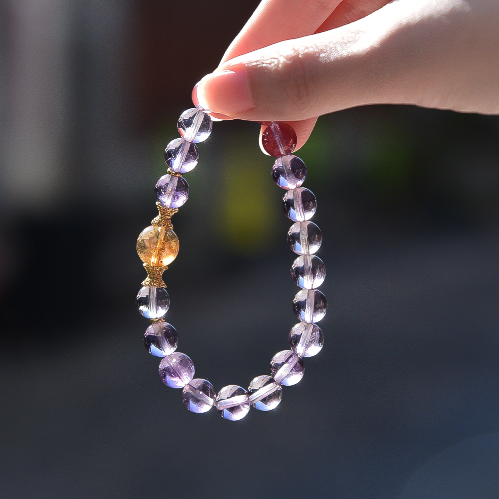 Purple Zenith & Stellar Cosmos Amethyst Bracelet