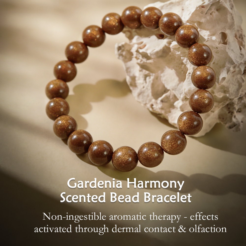 Gardenia Harmony Scented Bead Bracelet