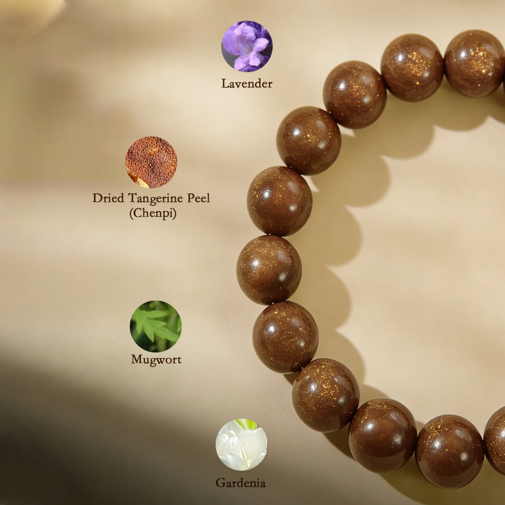 Gardenia Harmony Scented Bead Bracelet