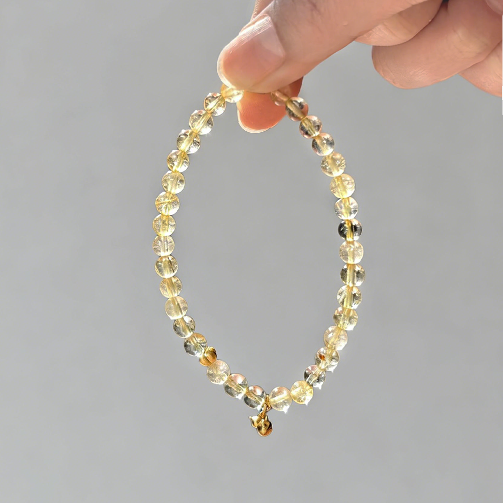 GoldStreak Wealth Crystal Bracelet