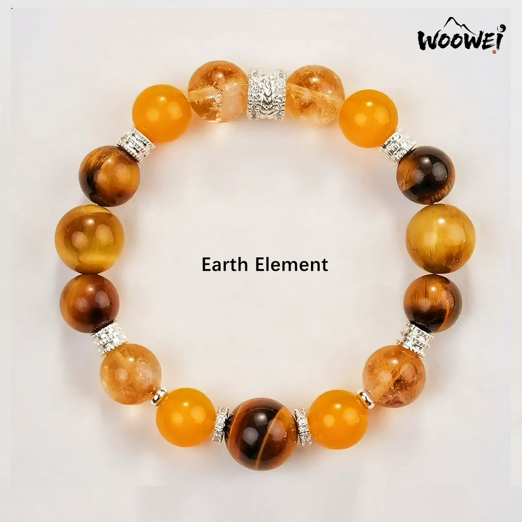 Five Elements Crystal Bracelet | Earth Element