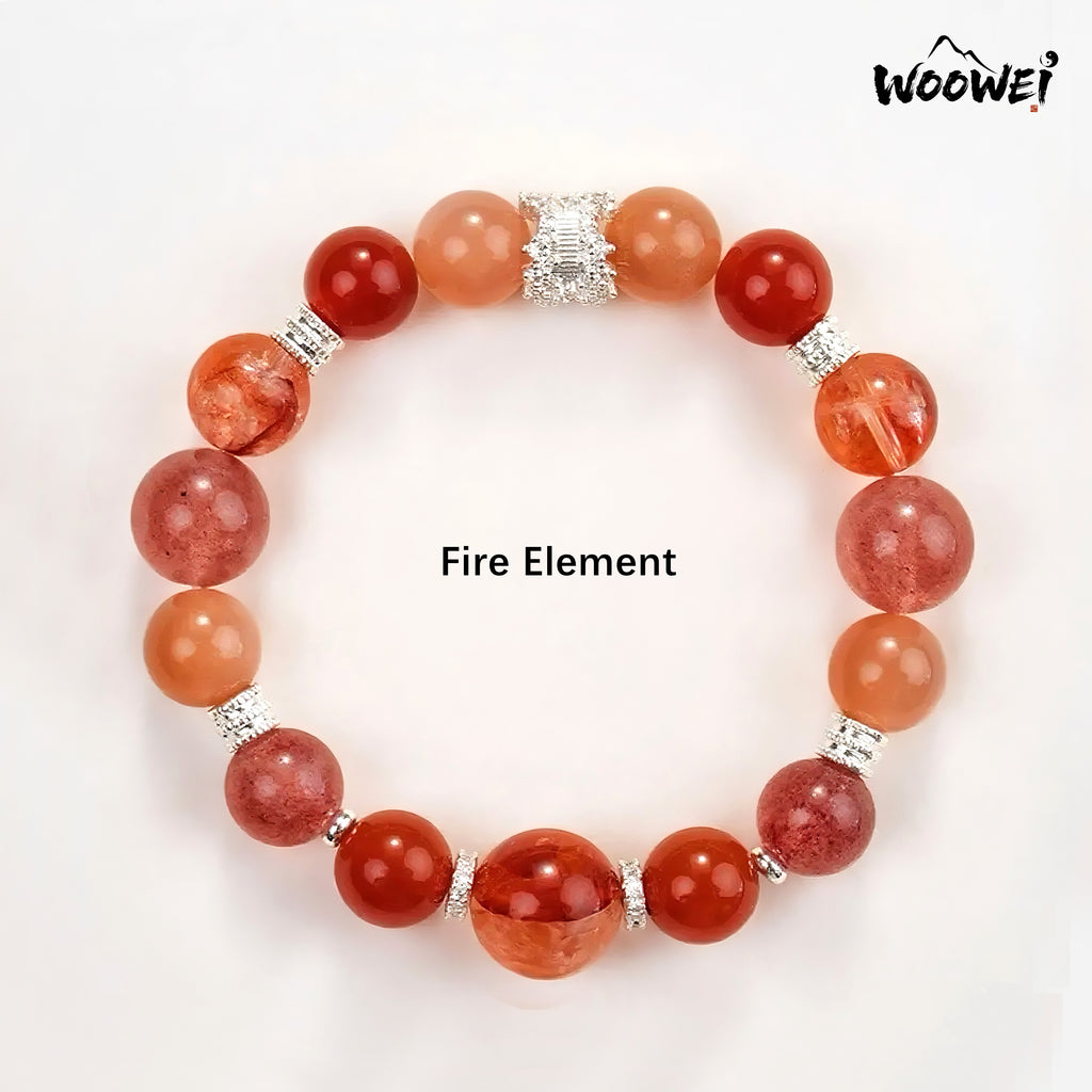 Five Elements Crystal Bracelet | Fire Element
