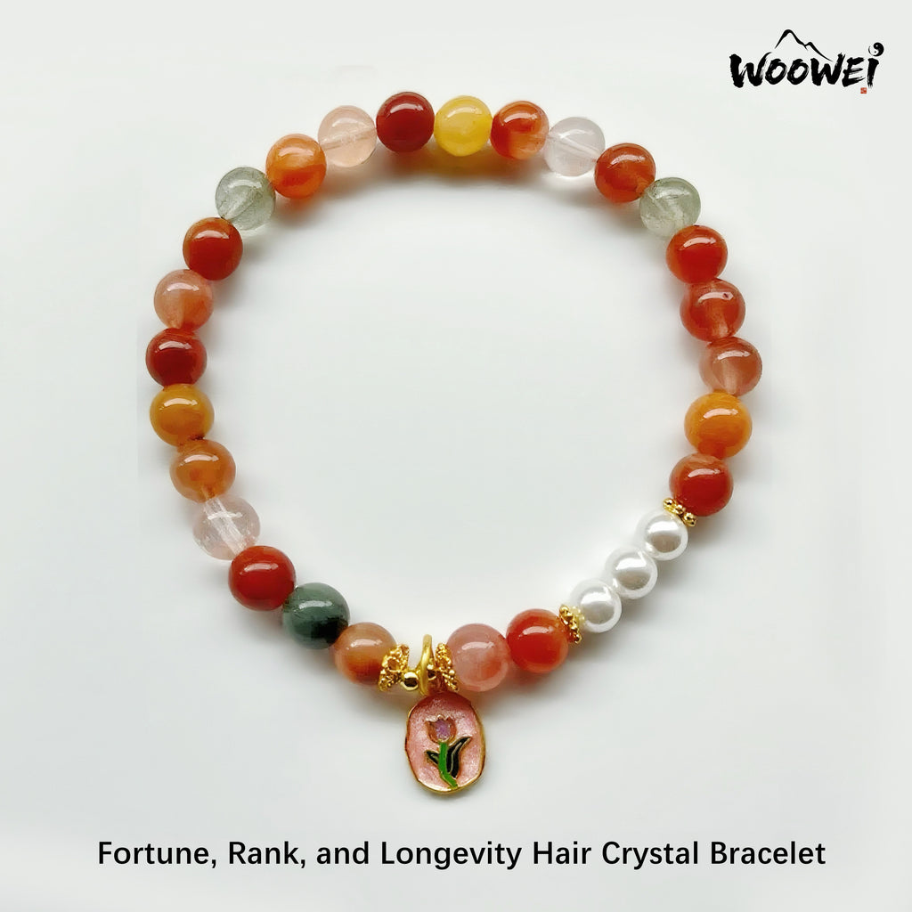 Bracelet · Fortune, Rank, and Longevity Hair Crystal