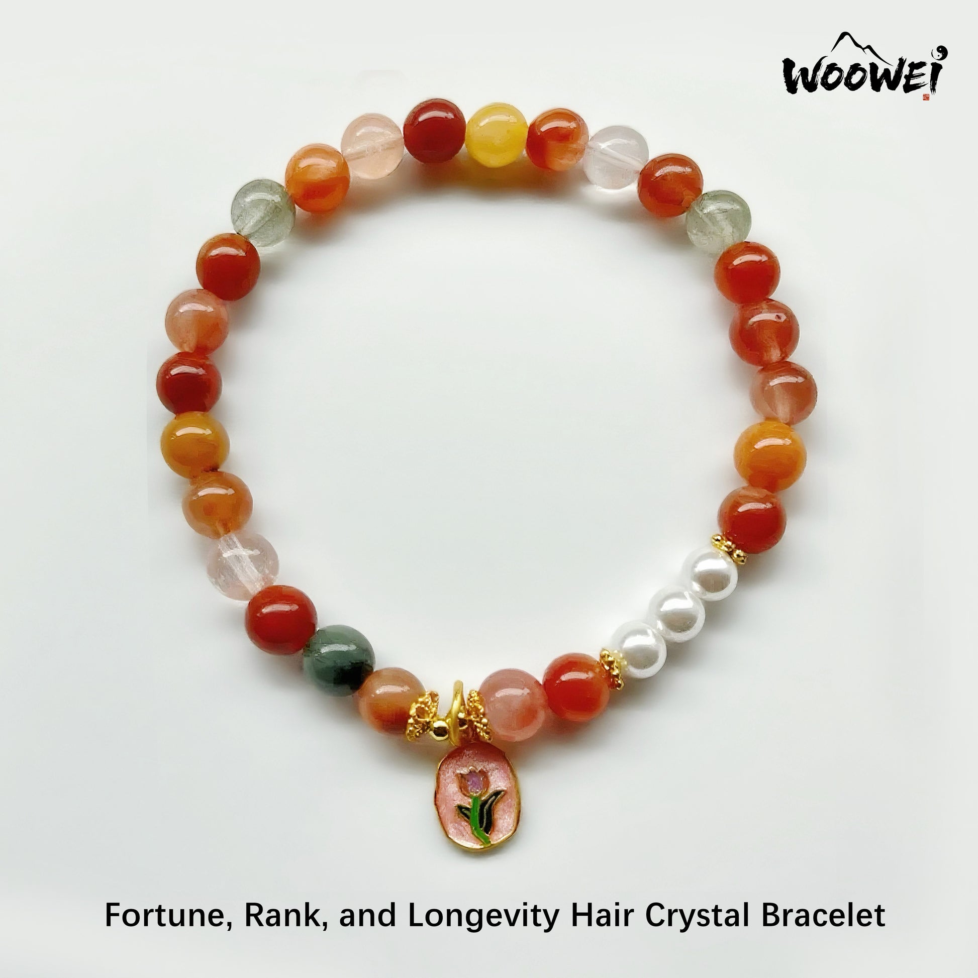 Bracelet · Fortune, Rank, and Longevity Hair Crystal