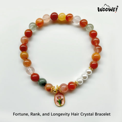 Bracelet · Fortune, Rank, and Longevity Hair Crystal