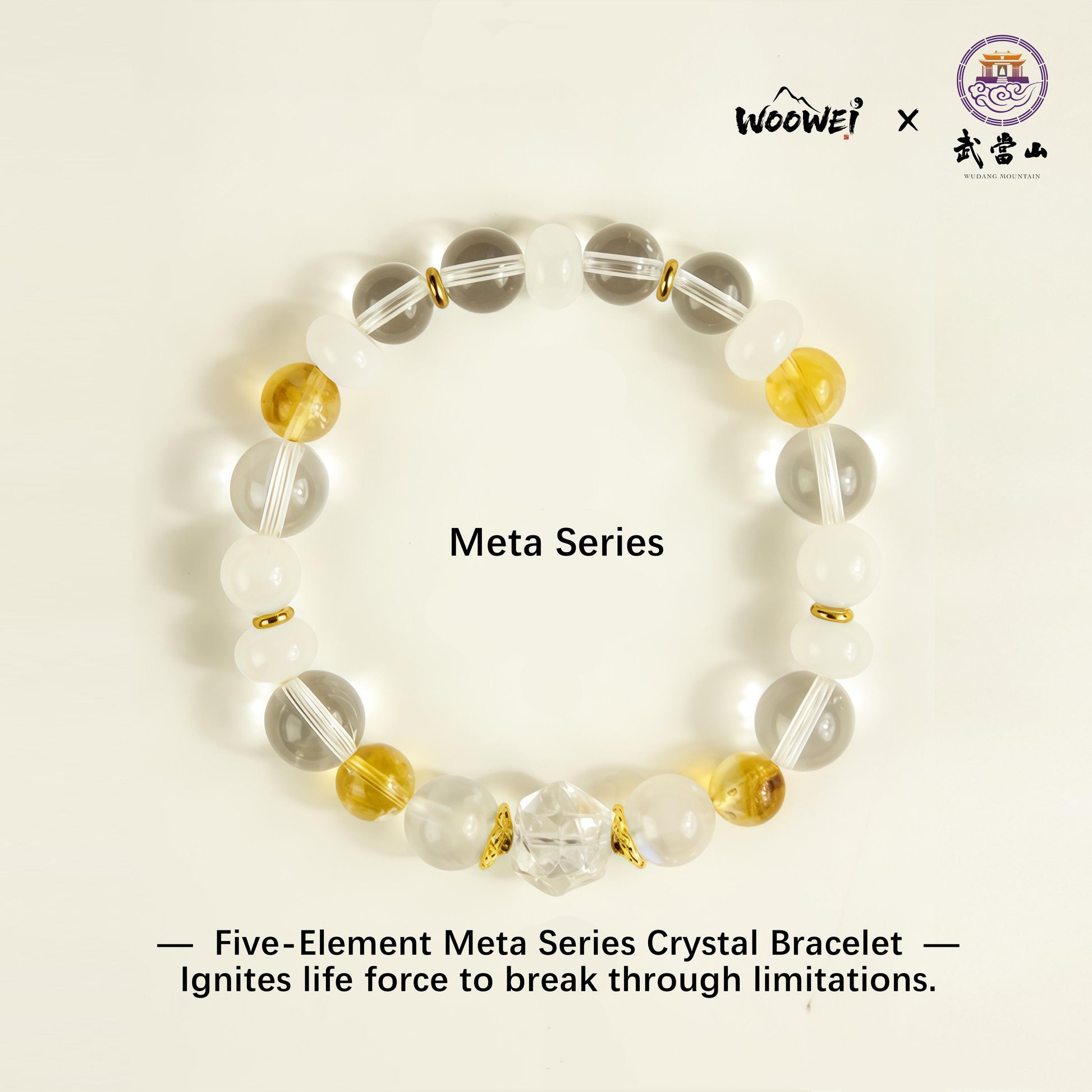 0024-Five-Element Meta Series Crystal Bracelet