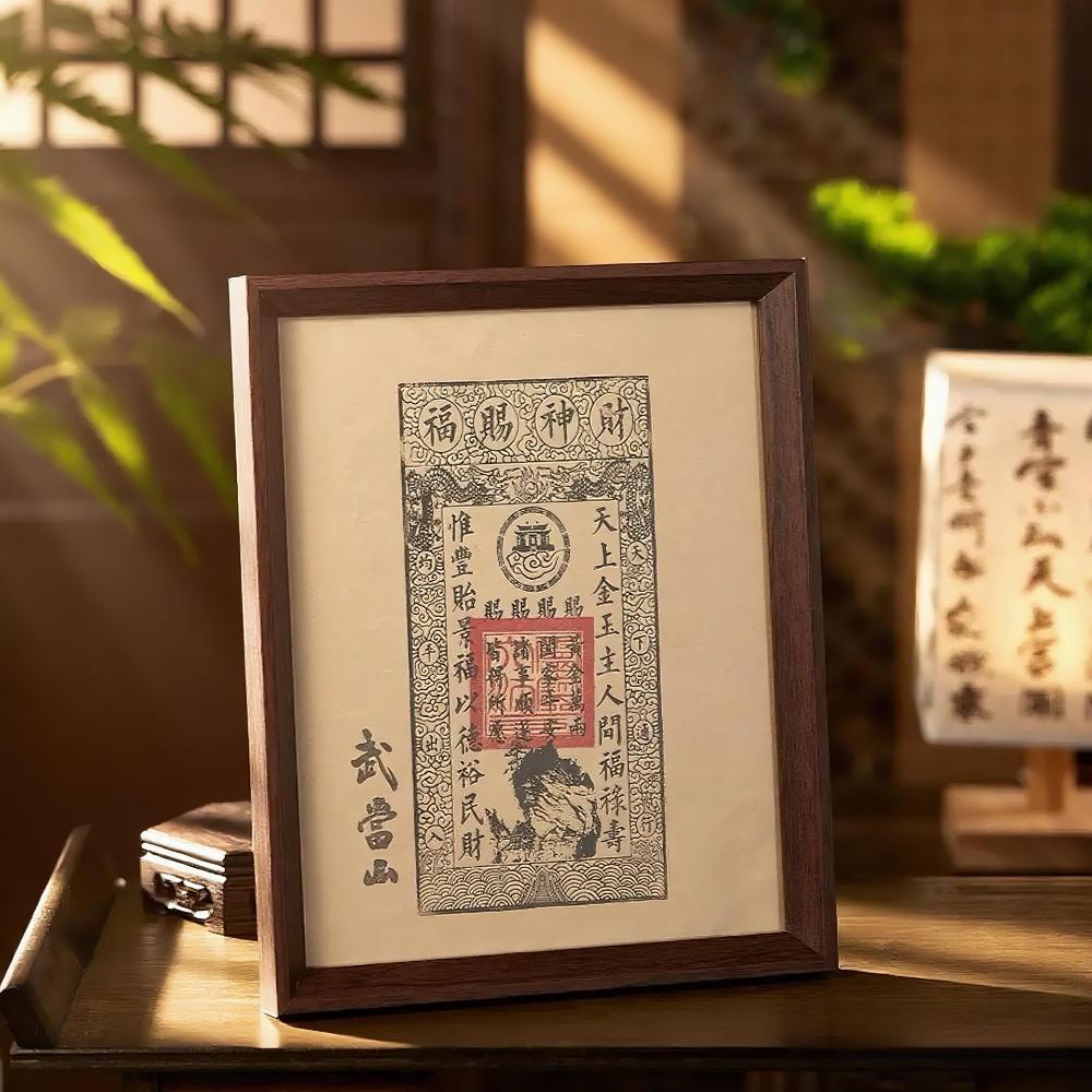 008-Lucky Bank -Handcrafted Wudang Wealth Scroll