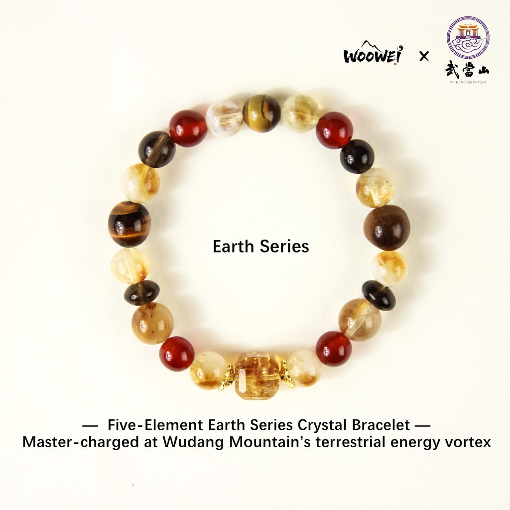 0025-Five-Element Earth Series Crystal Bracelet