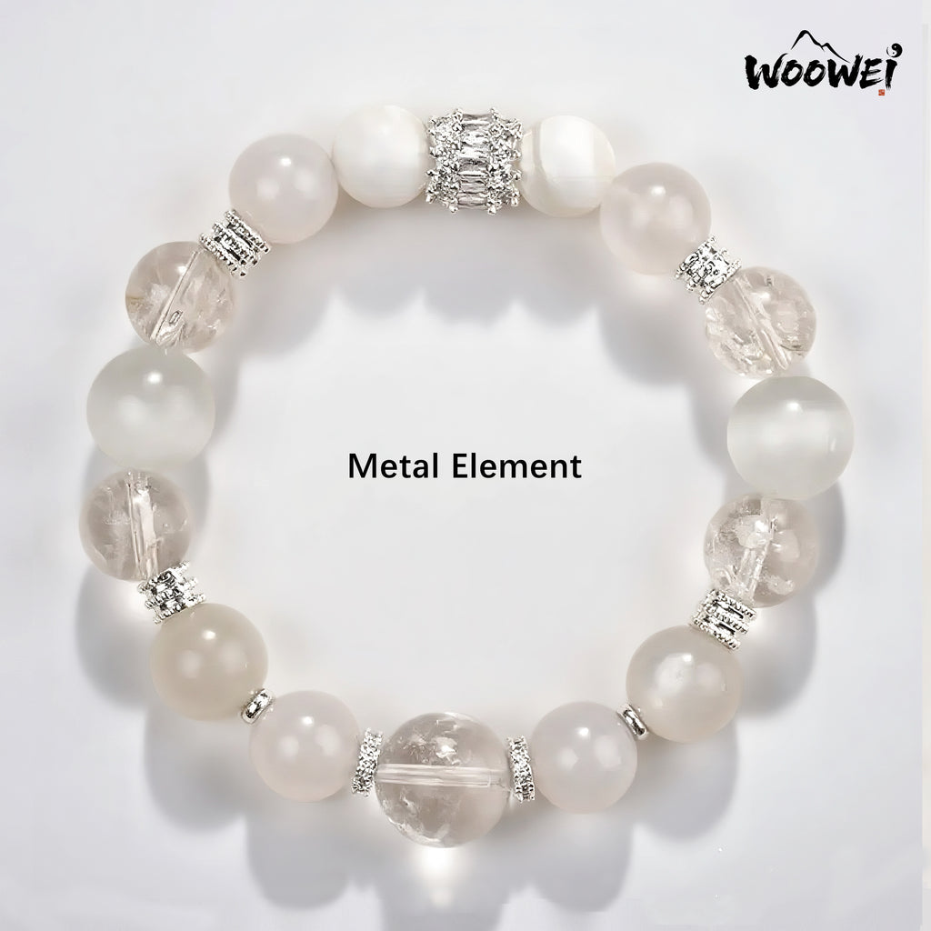 Five Elements Crystal Bracelet | Metal Element