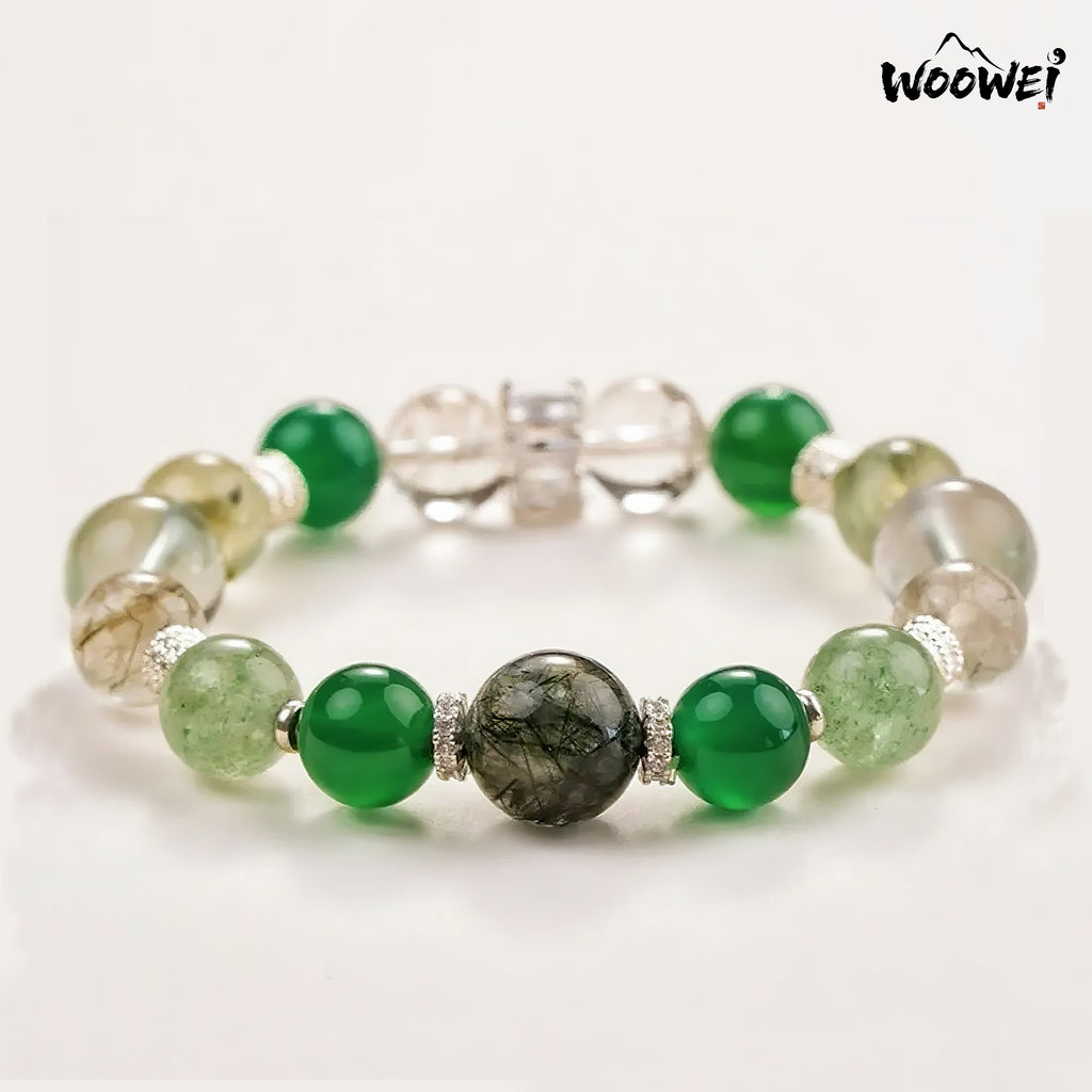 Five Elements Crystal Bracelet | Wood Element