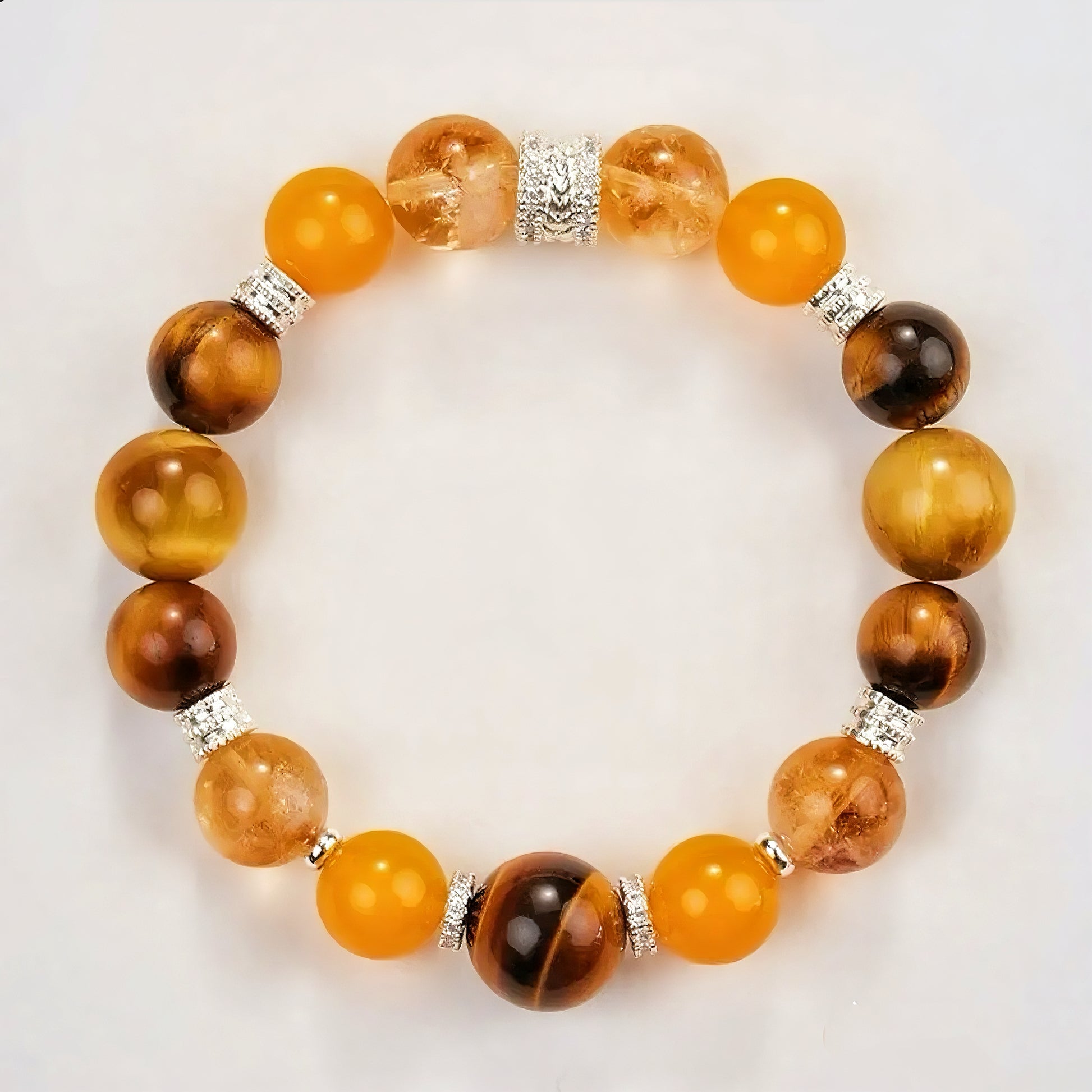 0038-Five Elements Crystal Bracelet | Earth Element