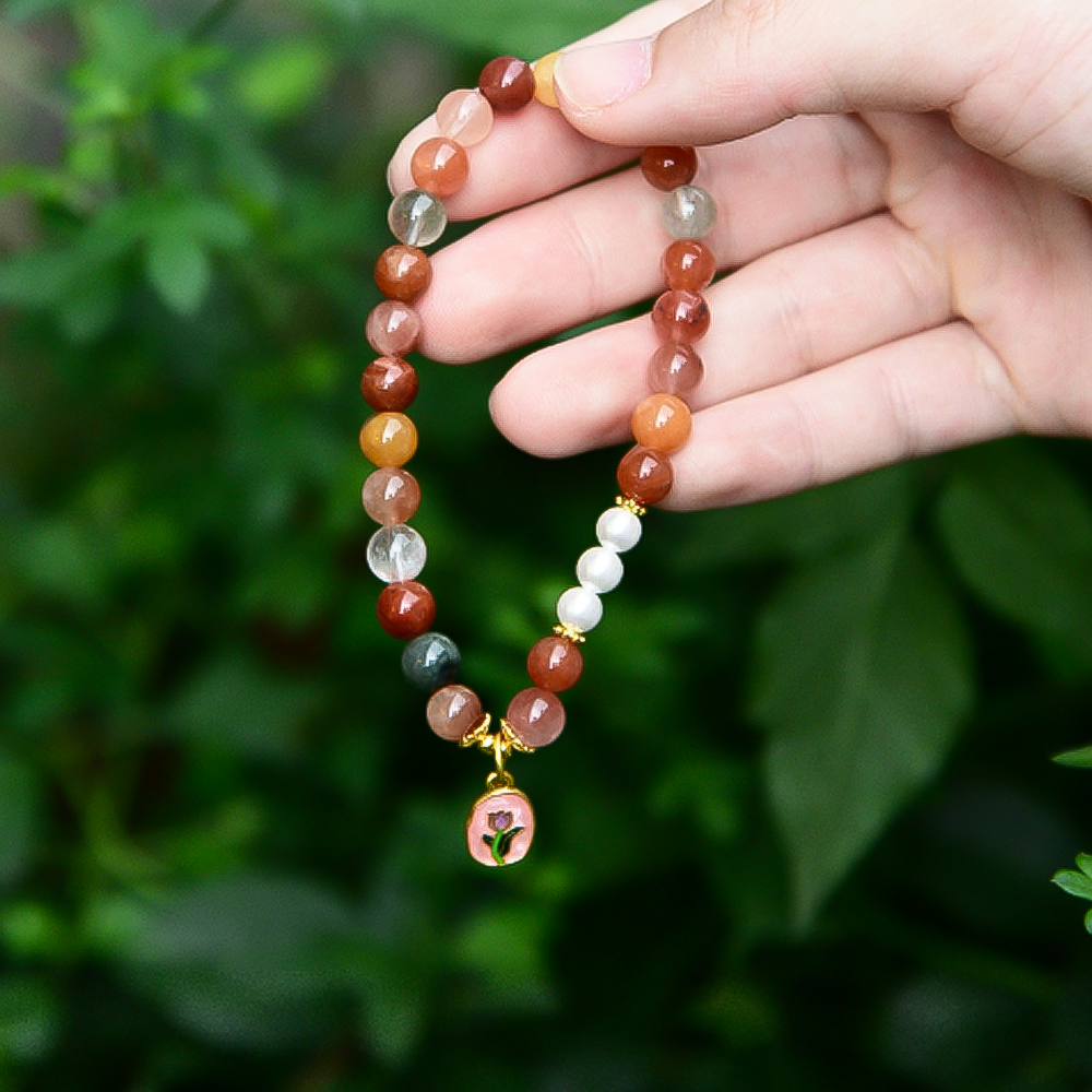 PowerLift Hair-Crystal Bracelet (Fortune • Status • Long Life)