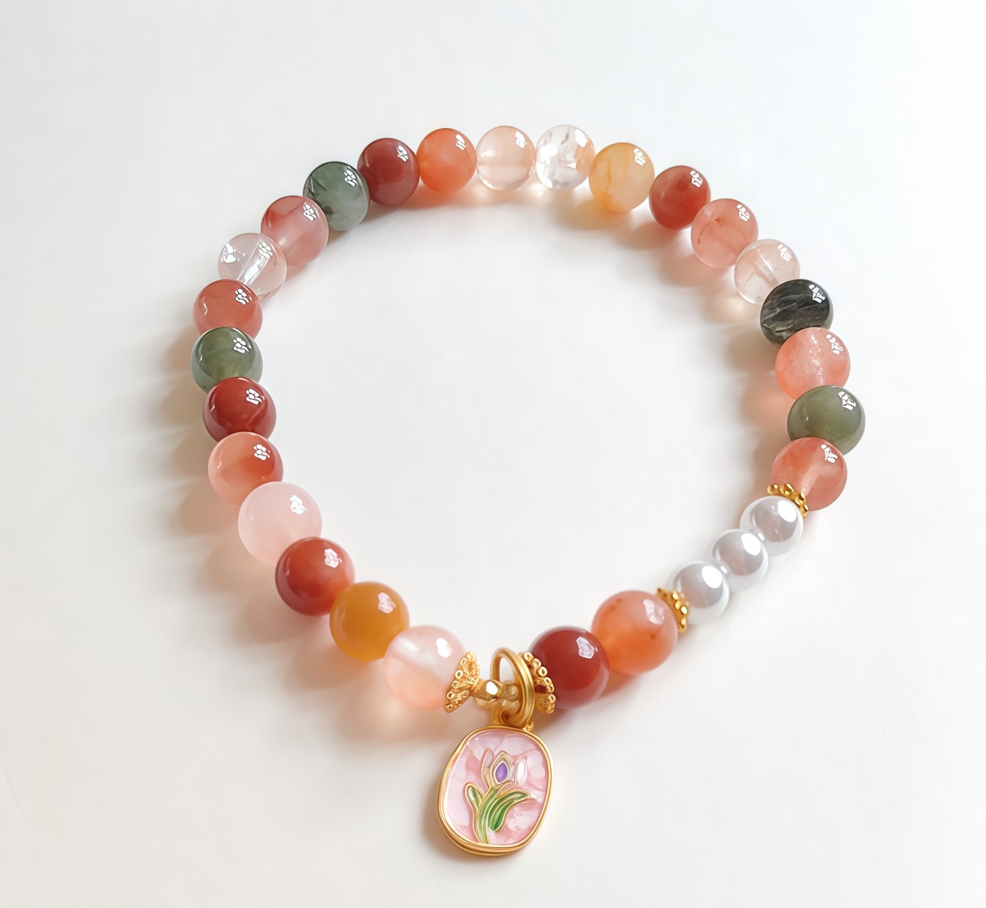 0040-Fortune, Rank, and Longevity Hair Crystal Bracelet