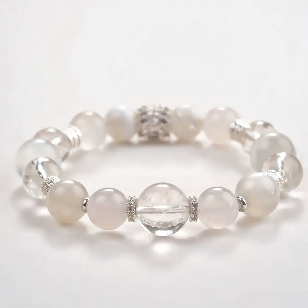 0039-Five Elements Crystal Bracelet | Metal Element