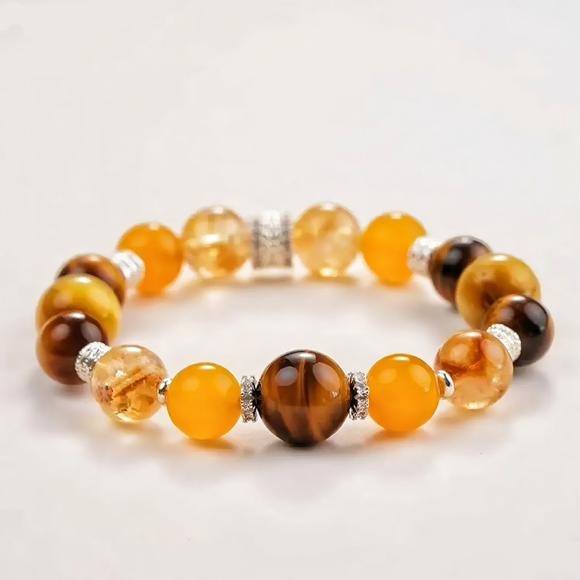 0038-Five Elements Crystal Bracelet | Earth Element