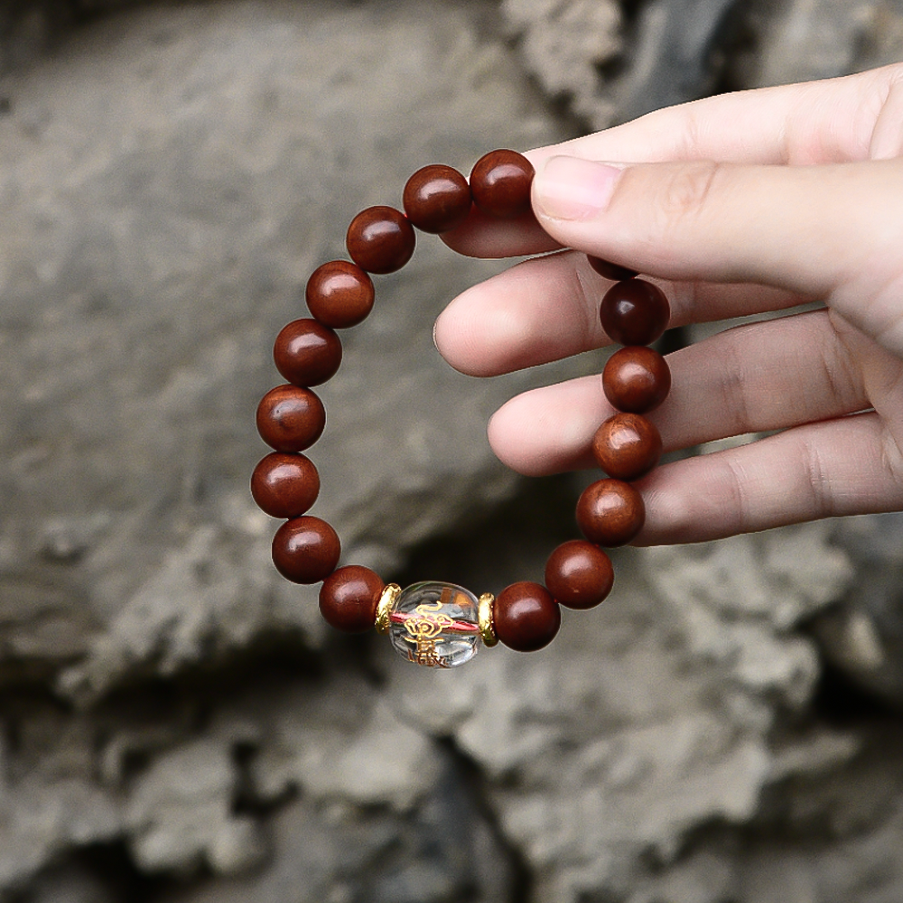Wudang Mountain Lightning-Struck Jujube Wood Bracelet