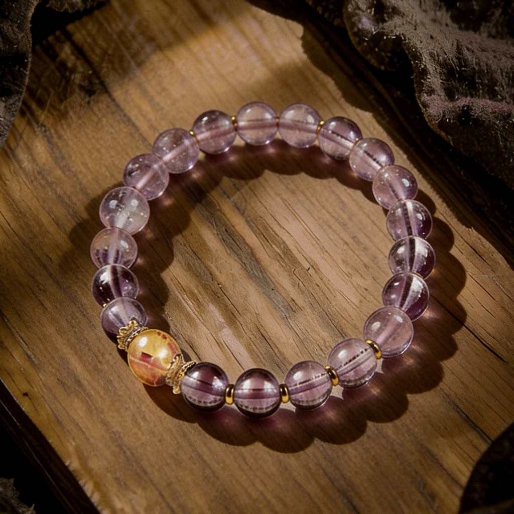Purple Zenith & Stellar Cosmos Amethyst Bracelet
