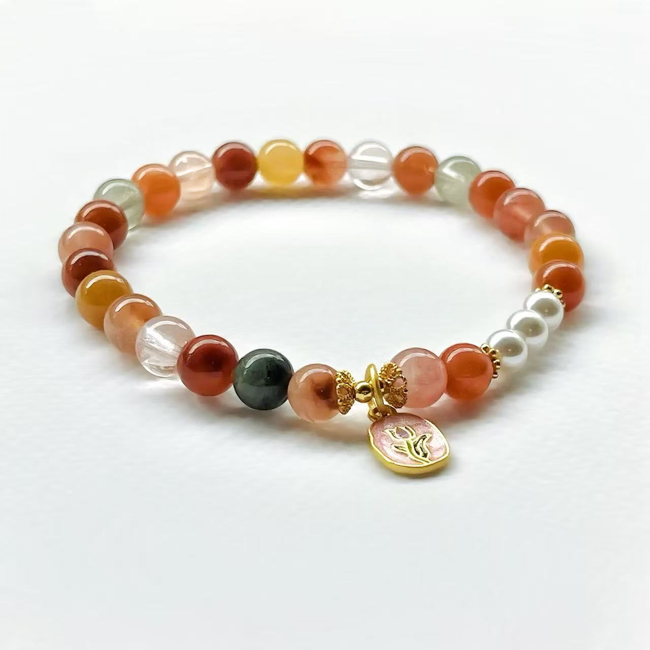 0040-Fortune, Rank, and Longevity Hair Crystal Bracelet