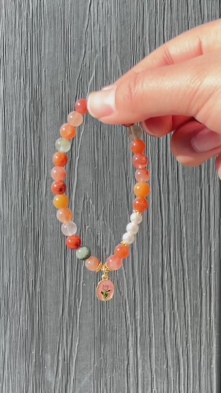 PowerLift Hair-Crystal Bracelet (Fortune • Status • Long Life)