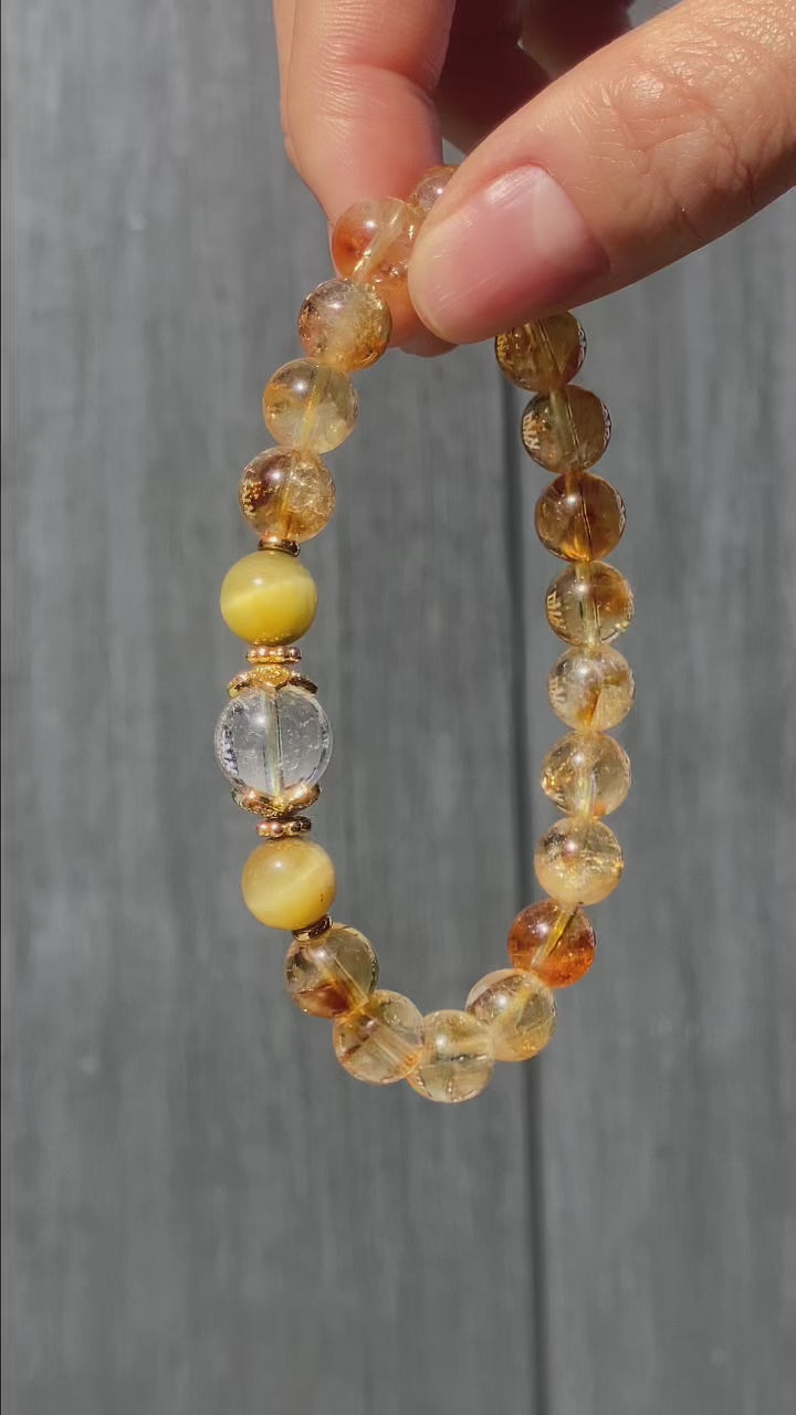 WealthPyramid Citrine Bracelet Wudang Mountain