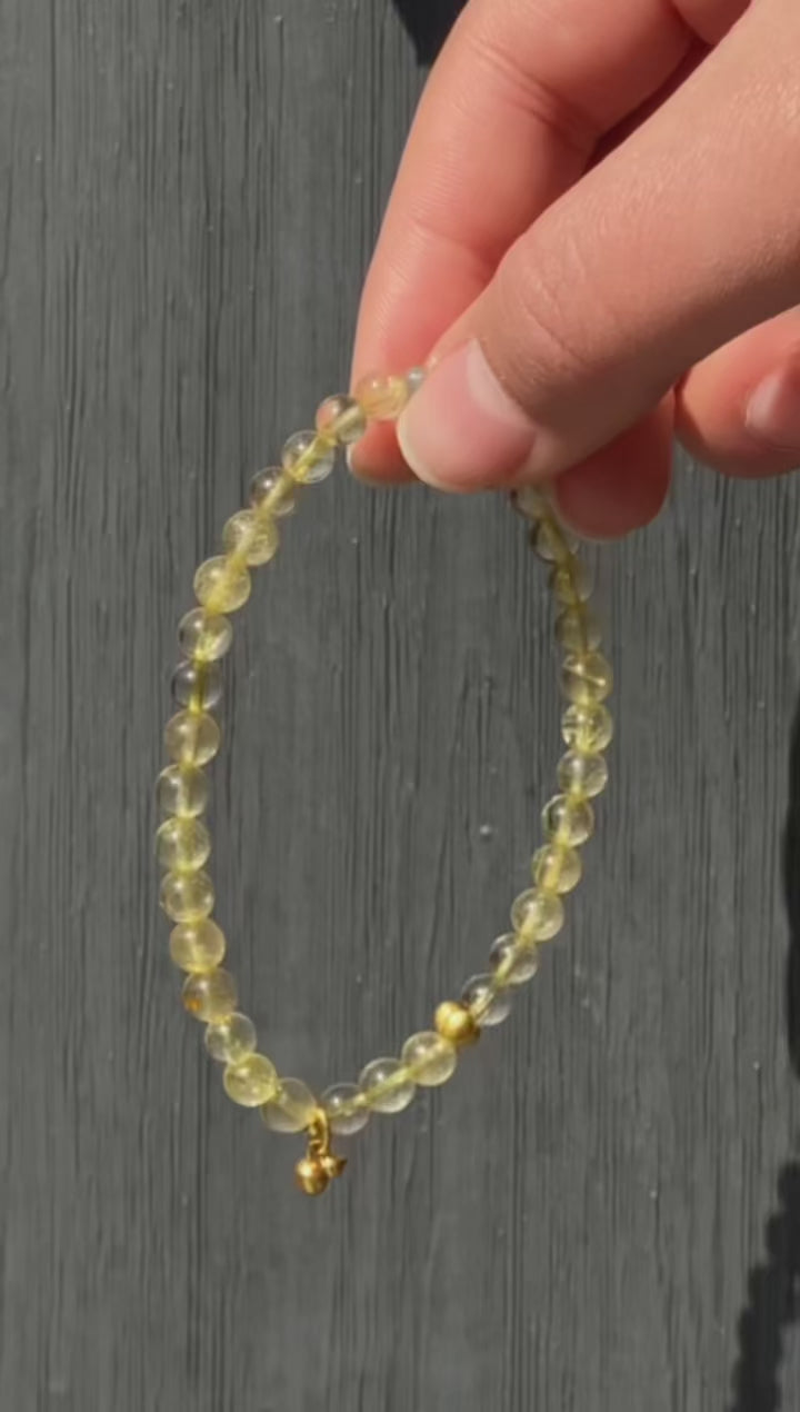 GoldStreak Wealth Crystal Bracelet