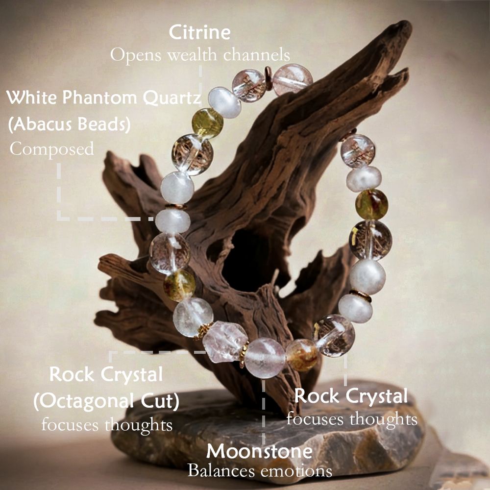 Five-Element Meta Series Crystal Bracelet