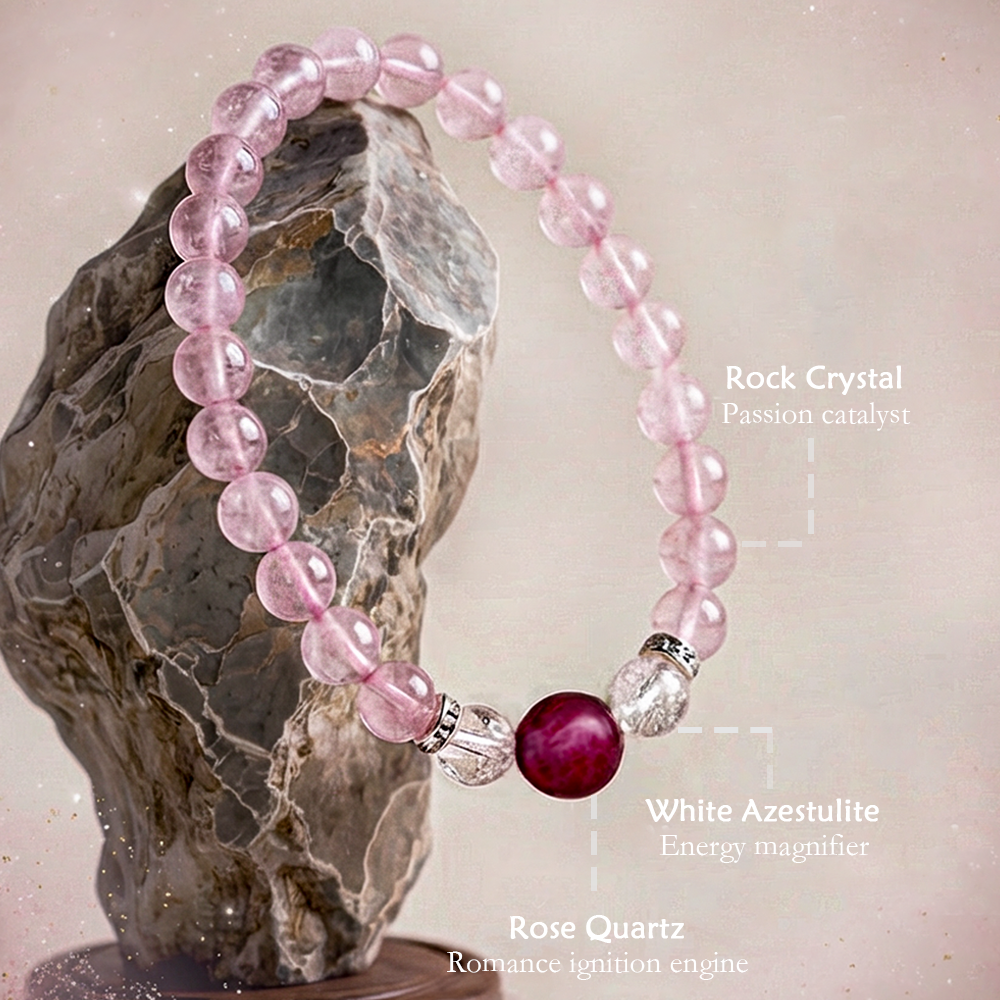 Stellar Destiny Rose Quartz Bracelet