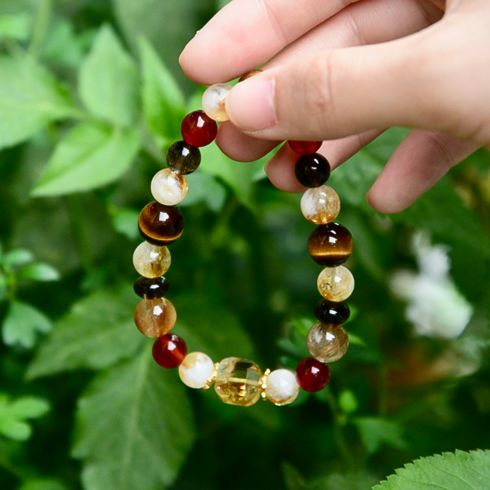 Five-Element Earth Series Crystal Bracelet