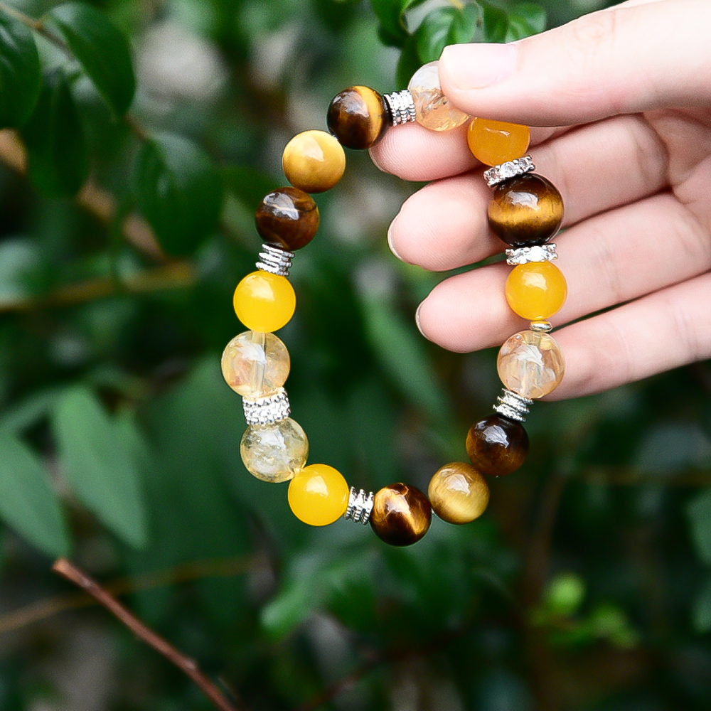 Five Elements Crystal Bracelet | Earth Element