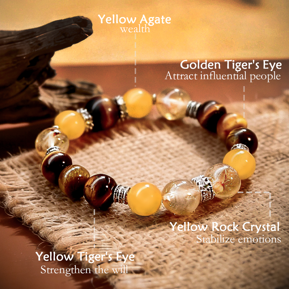 Five Elements Crystal Bracelet | Earth Element